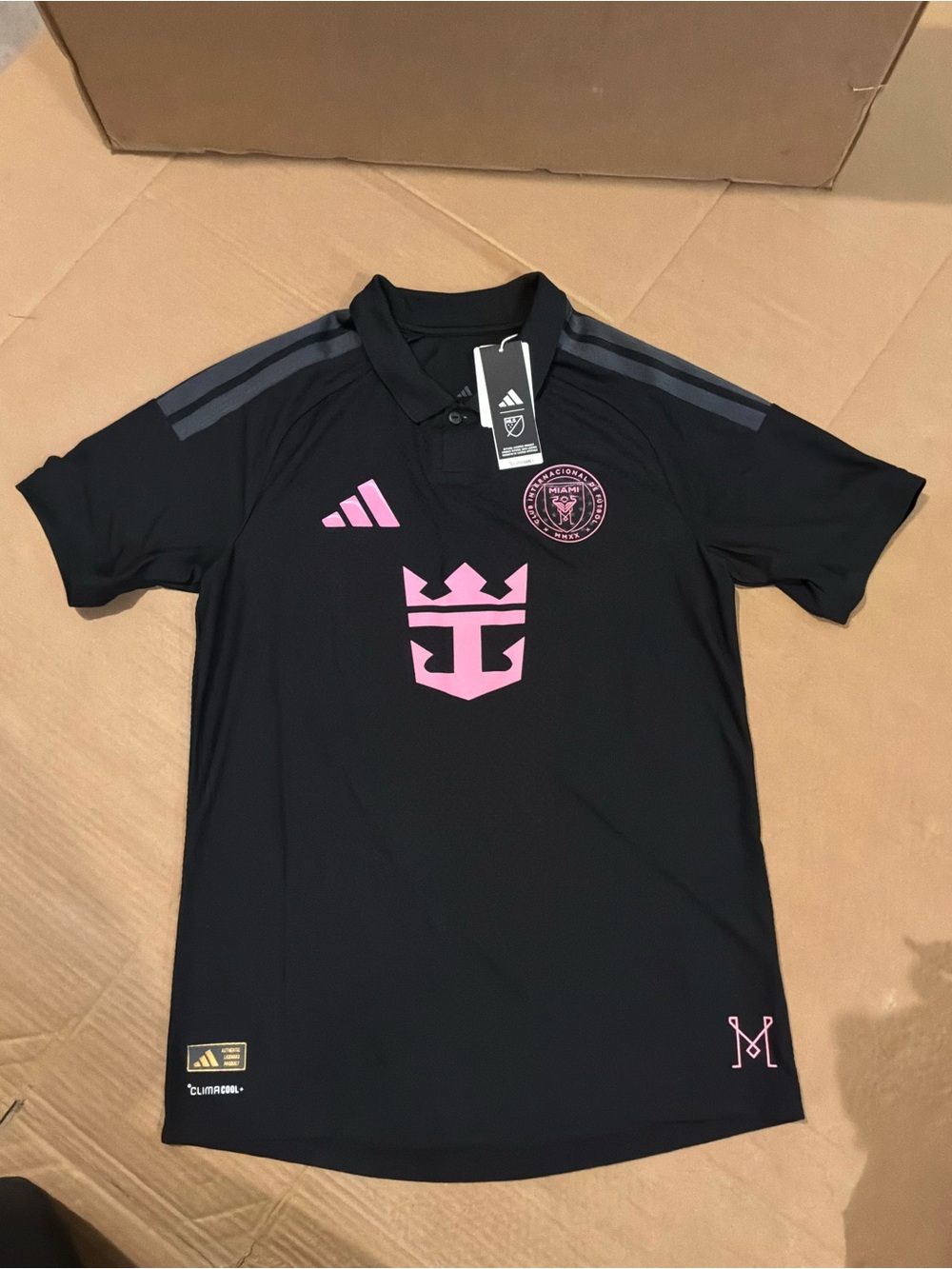 NWT Adidas Inter Miami CF Authentic Away Jersey Messi #10 JL8494 Men’s Sz M
